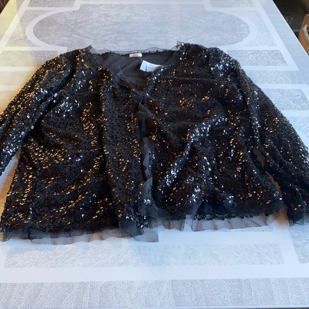 Black sequins jacket
